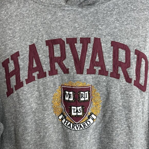 Vintage American Eagle League Harvard University Hooded Sweatshirt Hoodie Sz S - Picture 8 of 14